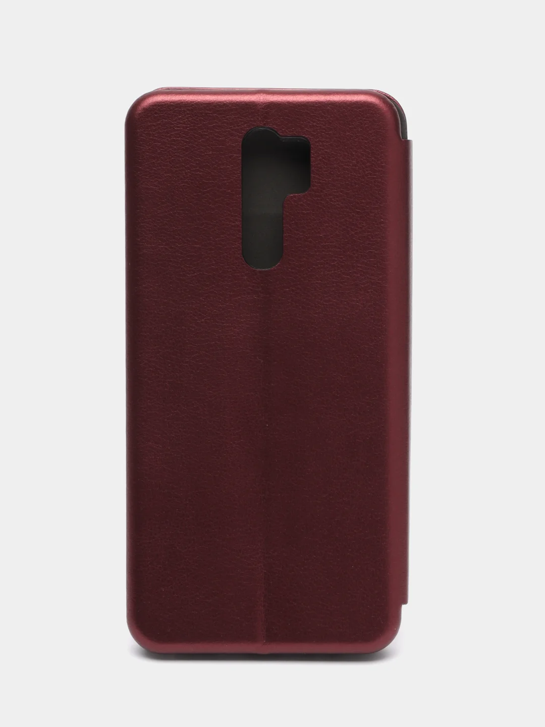 Бордовый чехол-книжка для Xiaomi Redmi 9