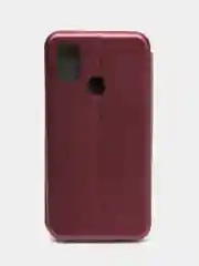 Бордовый чехол-книжка для Samsung M21