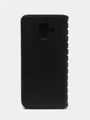 Черный чехол-книжка для Samsung A6 2018