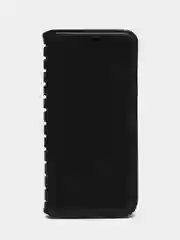 Черный чехол-книжка для Samsung A6 2018