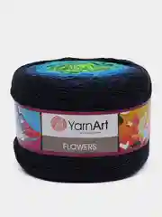 Пряжа YarnArt Flowers 55% хлопок 45% полиакрила 250г 1000 м, 1 моток цвет 300