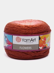 Пряжа YarnArt Flowers 55% хлопок 45% полиакрила 250г 1000 м, 1 моток цвет 288