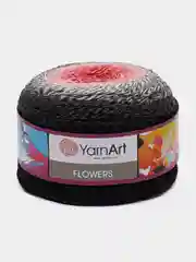 Пряжа YarnArt Flowers 55% хлопок 45% полиакрила 250г 1000 м, 1 моток цвет 260
