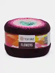 Пряжа YarnArt Flowers 55% хлопок 45% полиакрила 250г 1000 м, 1 моток цвет 301