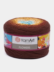 Пряжа YarnArt Flowers 55% хлопок 45% полиакрила 250г 1000 м, 1 моток цвет296