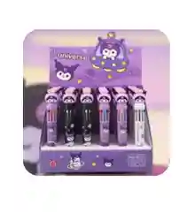 Многоцветная ручка Kuromi, разные виды Куроми, 10 цветов
