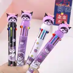 Многоцветная ручка Kuromi, разные виды Куроми, 10 цветов