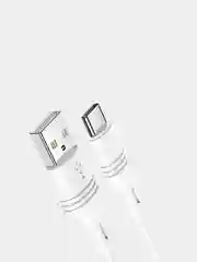 Белый кабель(провод) быстрой зарядки для андроид, телефона,BOROFONE BX43, USB-Type-C, 1 м