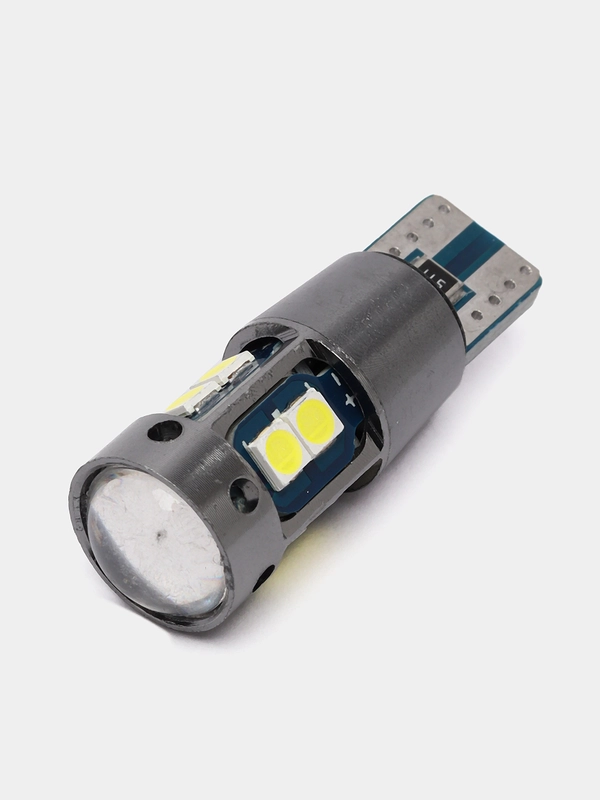 Светодиодная LED лампа габаритные W5W/T10/W16W, 1 штука подсветка номера, салона, бардачка