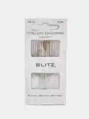 Иглы для шитья ручные "Blitz" HN-32 300M для рукоделия 16 шт. в блистере никель