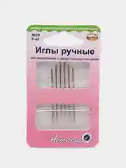 Иглы ручные для вышивания Hemline с закругленным кончиком №20, 6 шт