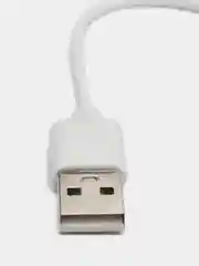 Белый вентилятор настольный бесшумный, USB, на прищепке