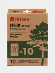 Мешки-пылесборники Filtero FLS 01 (S-bag) ECOLine XL, бумажные, 10 штук + фильтр