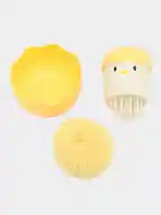 Желтый чистящая щетка для посуды