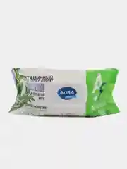 Салфетки влажные Aura Family, с антибактериальным эффектом, с крышкой, 180 шт