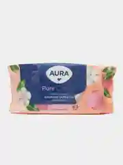 Aura Влажные салфетки Pure Cotton, 63 шт
