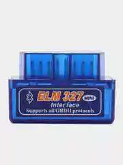 Синий автомобильный сканер диагностический ELM327 OBD2 V2.1