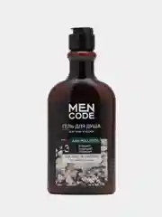 Гель для душа MEN CODE Anti-Pollution, 300 мл, с экстрактами женьшеня и морской соли