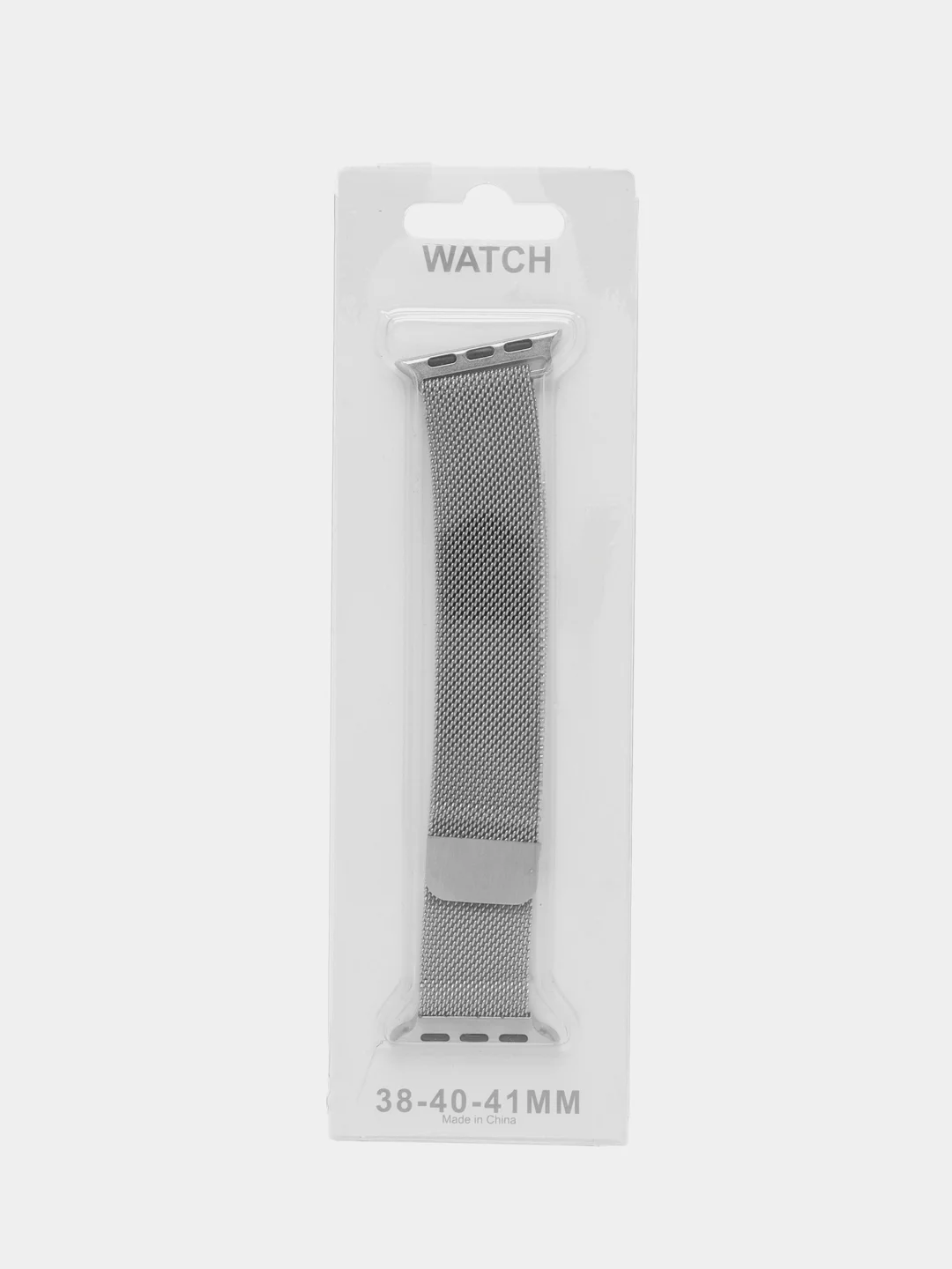 Серебряный ремешок для смарт-часов Apple Watch, металлический, миланская петля, 38-49 мм