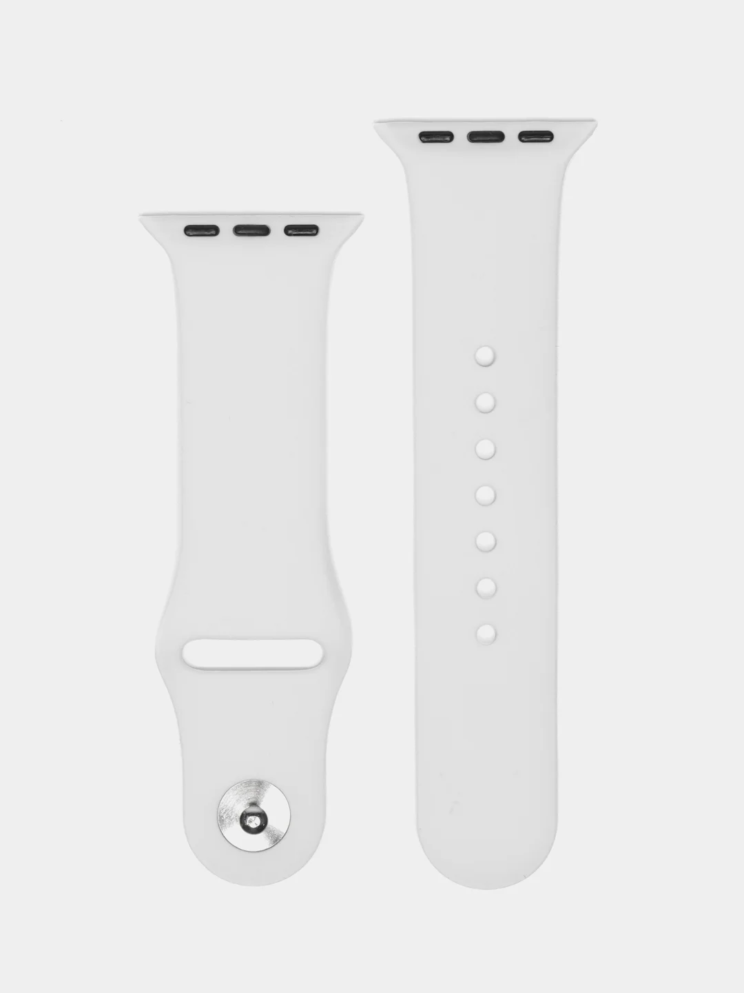 Пудровый силиконовый ремешок для Apple Watch