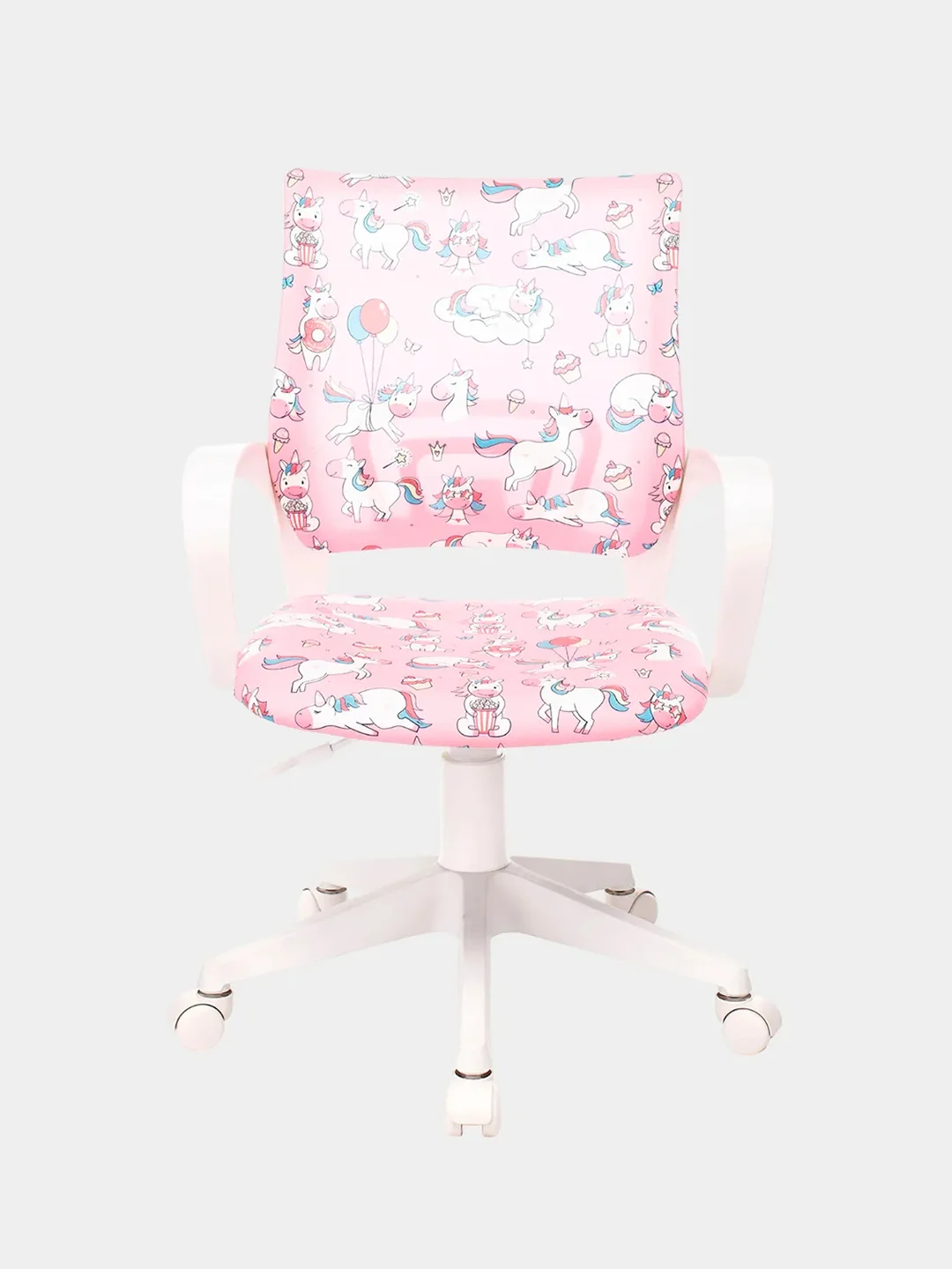 Розовый компьютерное кресло детское Бюрократ Burokids 1W