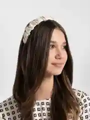 Ободок для волос из экокожи