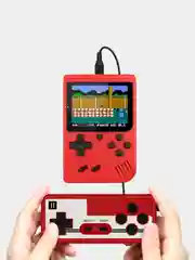 Красный игровая портативная мини приставка 400 игр в 1, 3", LCD, с джойстиком
