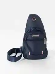 Сумка через плечо, 3 отдела,USB разъем,мужская, кроссбоди, бананка на грудь