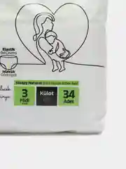 Подгузники детские Sleepy Natural размер № 3, 4-9 кг, 34 штуки