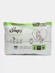 Подгузники детские Sleepy Natural размер № 3, 4-9 кг, 34 штуки