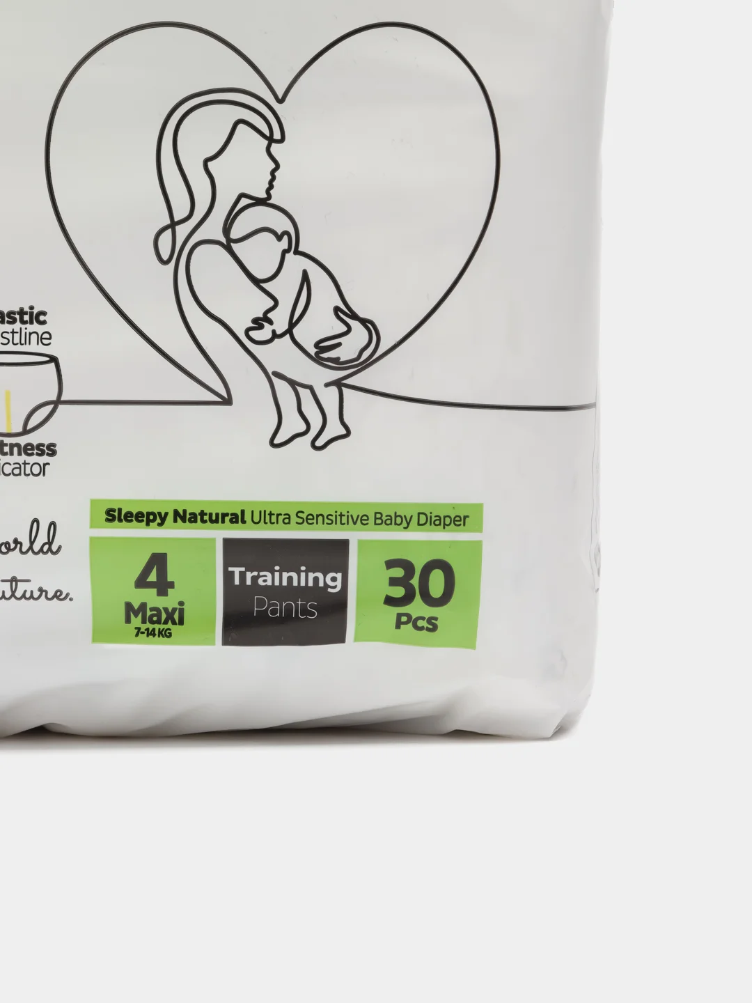 Подгузники детские Sleepy Natural, размер № 4, 7-14 кг, 30 штук