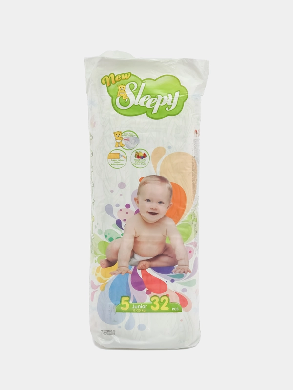 Подгузники Sleepy 5 Junior, 12-25 кг, 32 шт