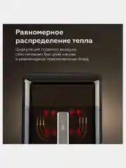Черный аэрогриль BQ GR2001, 8 РЕЖИМОВ, LED ЭКРАН С СЕНСОРНЫМ УПРАВЛЕНИЕМ