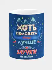 Кружка керамическая "Лучшая дочка"