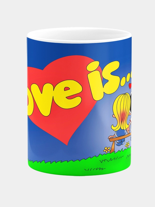 Кружка керамическая Love is