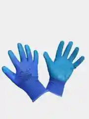 Перчатки нейлоновые с рифленым резиновым покрытием