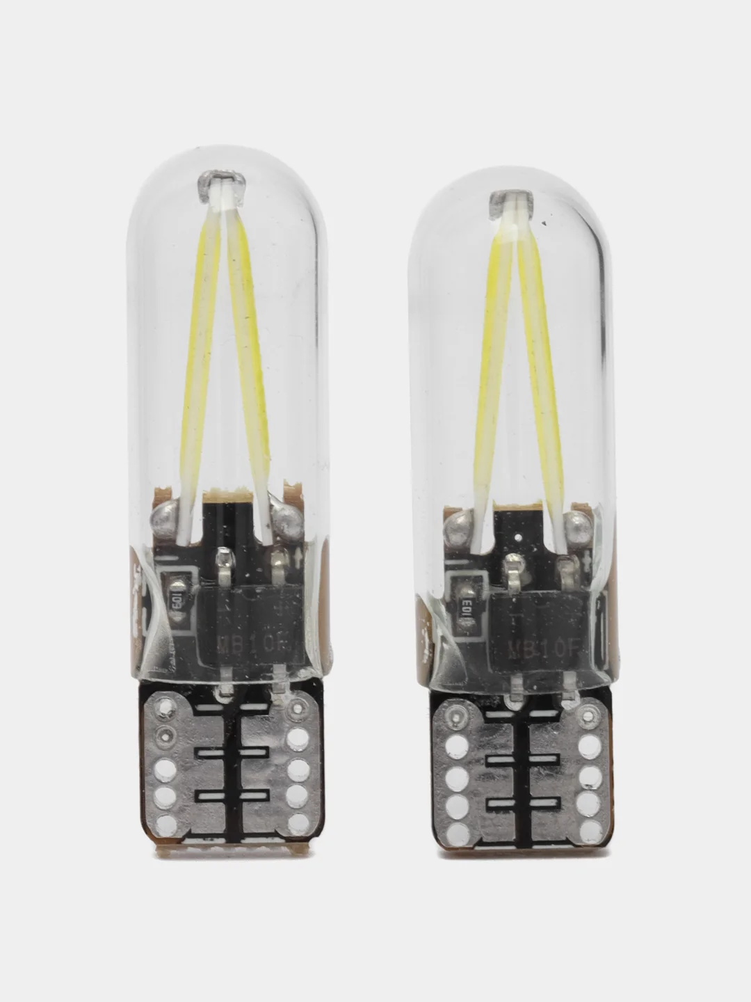 Лампа габаритов номера салона (габаритная) светодиодная T10 W5W 12 V, LED COB, без цоколя