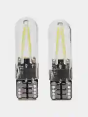 Лампа габаритов номера салона (габаритная) светодиодная T10 W5W 12 V, LED COB, без цоколя