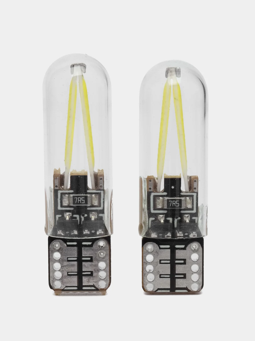 Белый лампа габаритов номера салона (габаритная) светодиодная T10 W5W 12 V, LED COB, без цоколя