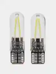 Белый лампа габаритов номера салона (габаритная) светодиодная T10 W5W 12 V, LED COB, без цоколя