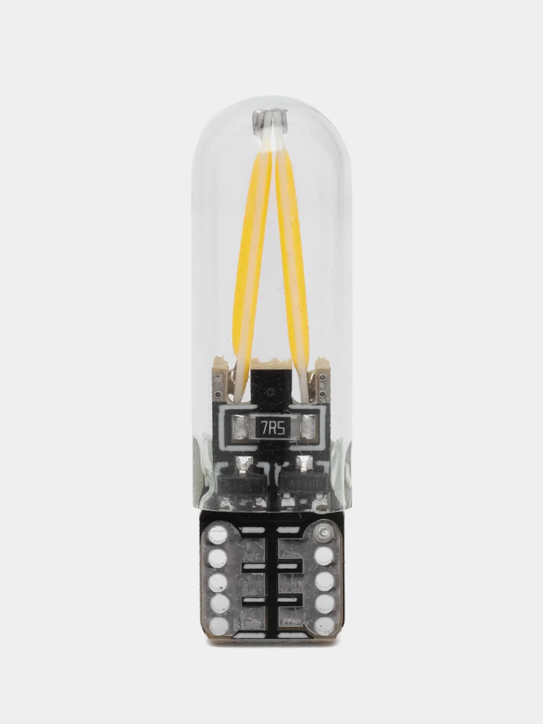 Желтый лампа габаритов номера салона (габаритная) светодиодная T10 W5W 12 V, LED COB, без цоколя