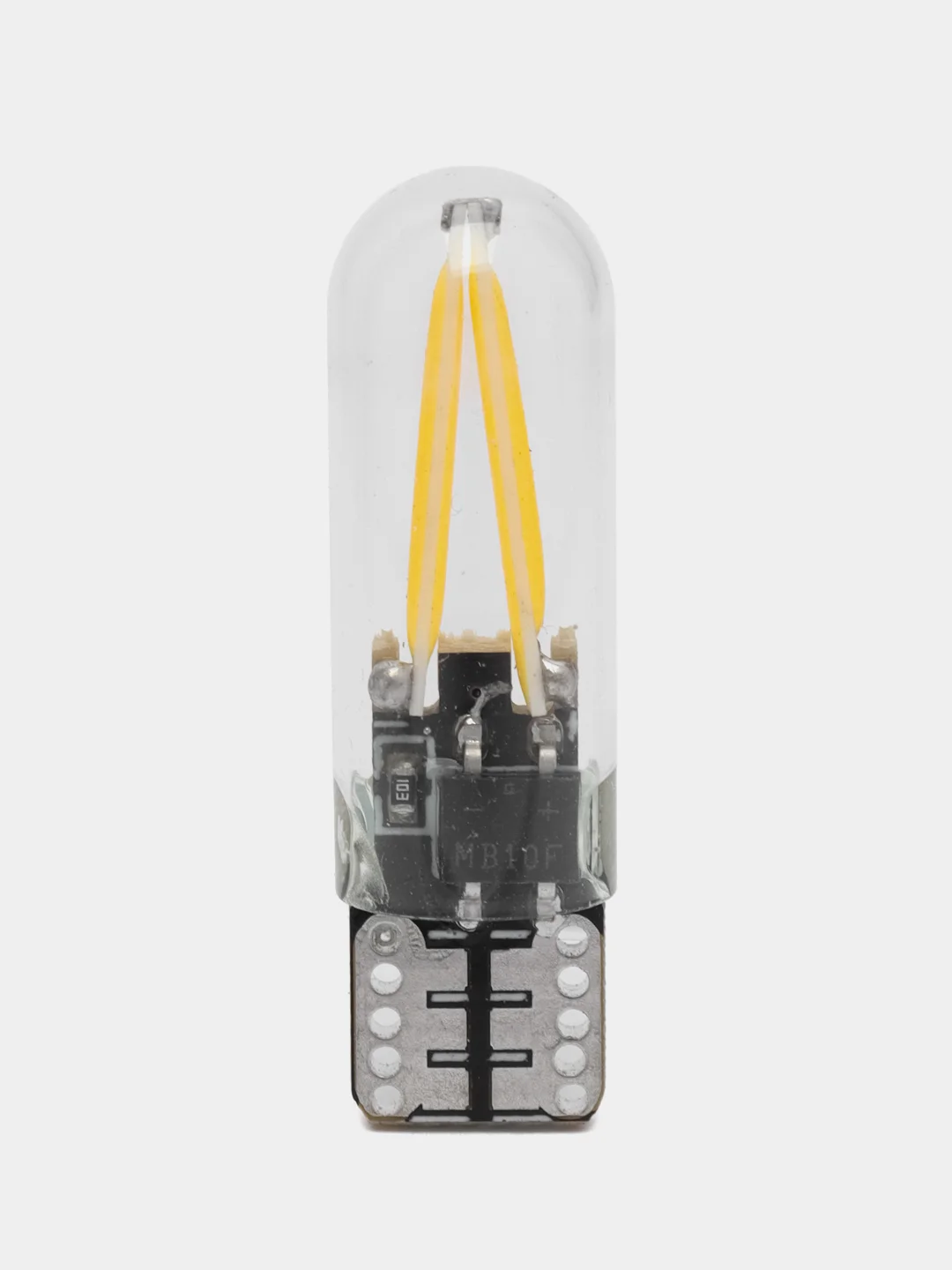 Желтый лампа габаритов номера салона (габаритная) светодиодная T10 W5W 12 V, LED COB, без цоколя