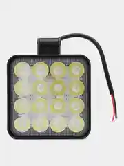 Белый фсо вспышки фары противотуманные дополнительные 12V 48W 4 цвета 85*85*16 мм 1-2 штуки