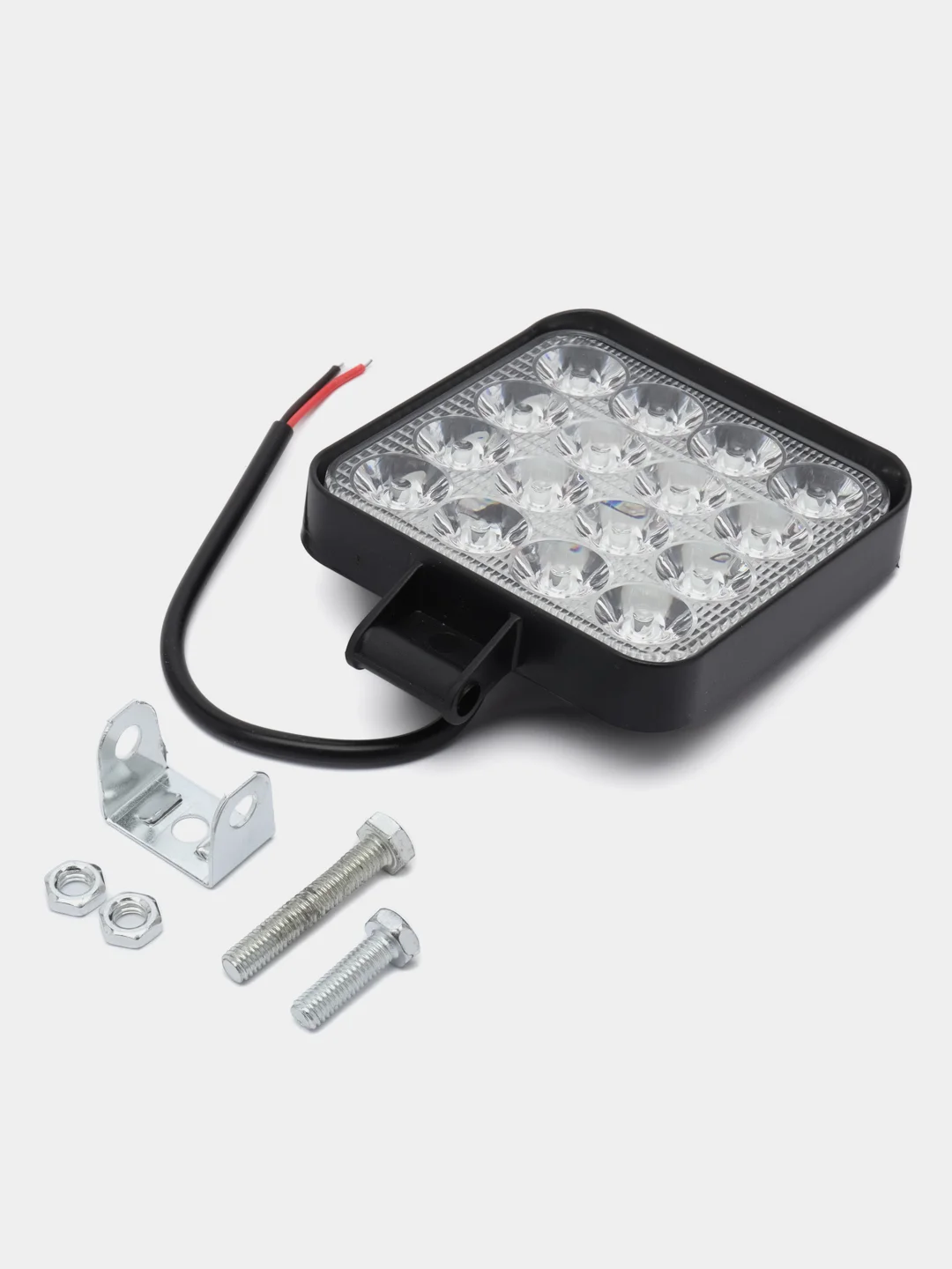 Белый фсо вспышки фары противотуманные дополнительные 12V 48W 4 цвета 85*85*16 мм 1-2 штуки