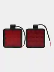 Красный фсо вспышки фары противотуманные дополнительные 12V 48W 4 цвета 85*85*16 мм 1-2 штуки