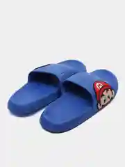 Синий шлепанцы женские