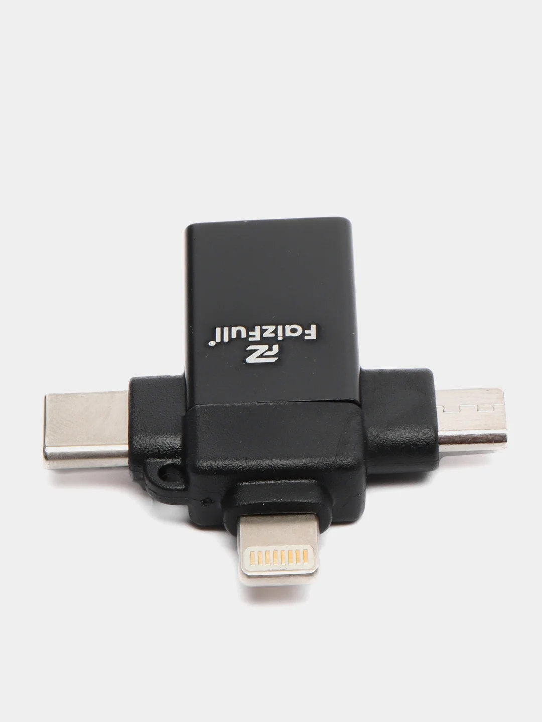 OTG переходник 3в1 USB Type-C MicroUSB Lightning