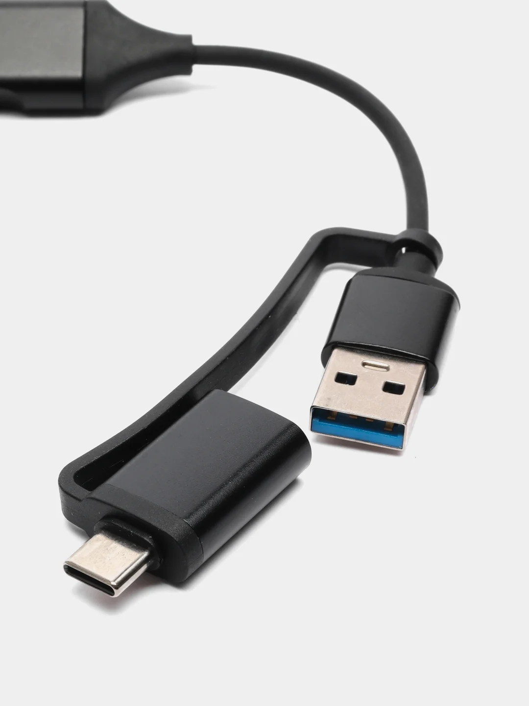 USB-хаб 2в1, разветвитель на 4 порта, Type-C, переходник Hub 3.0, концентратор