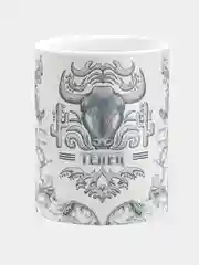 Кружка керамическая Телец Зодиак Этно