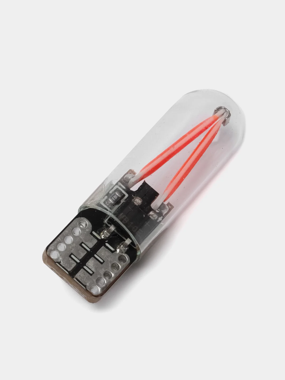 Красный лампа габаритов номера салона (габаритная) светодиодная T10 W5W 12 V, LED COB, без цоколя